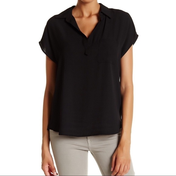 Pleione Tops - {NORDSTROM} Pleione Spread Collar Blouse